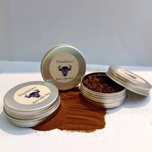 Rich coffee rub. with spices and coffee for use on Steak